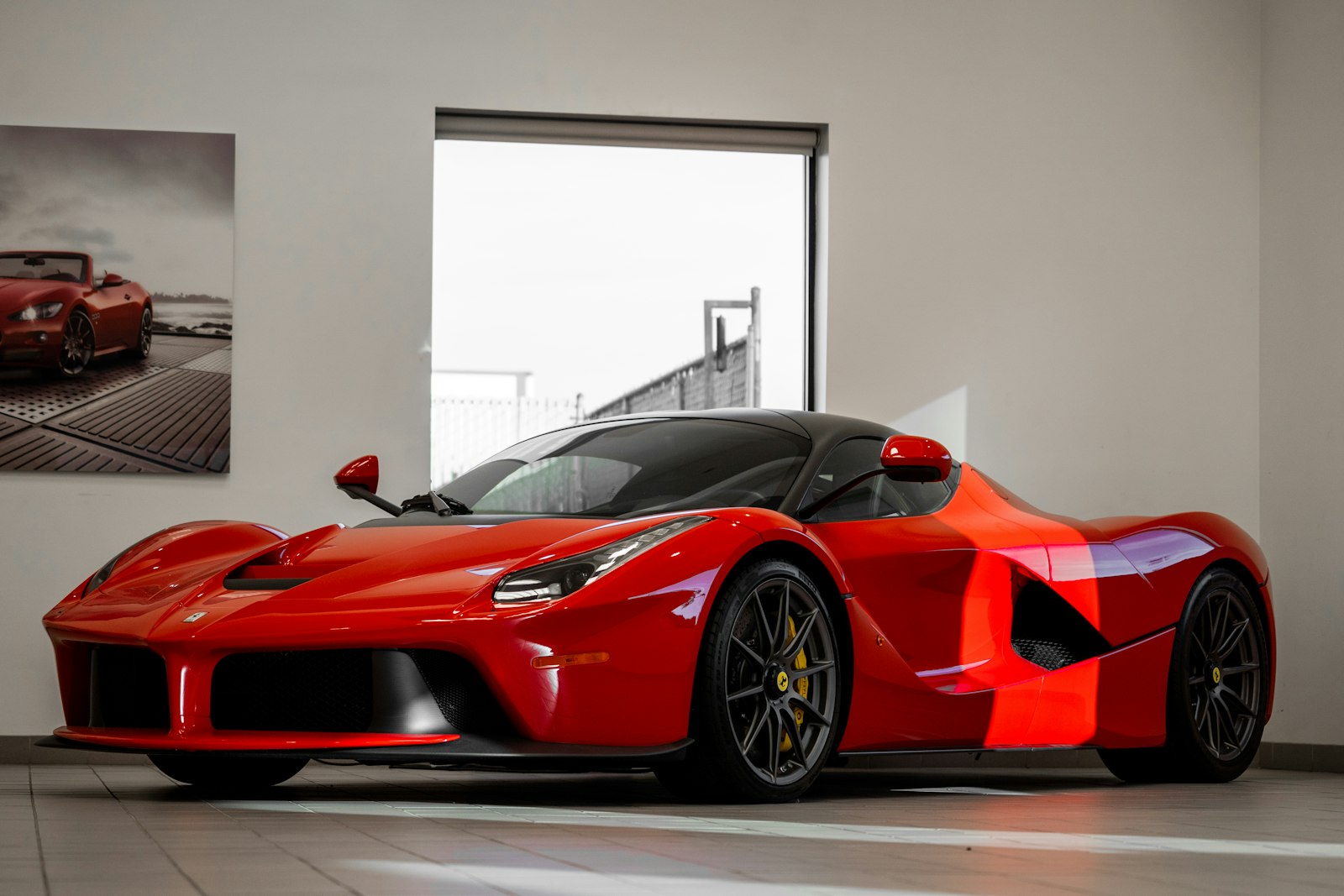 Sports car rear